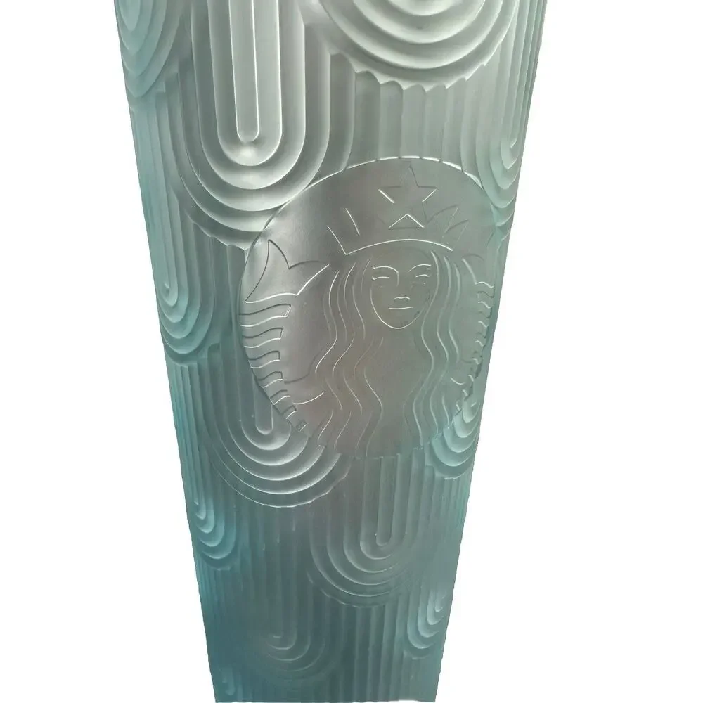 Starbucks Spring Soft‎ Touch Green Scales 9 inch Tumbler 2024 - Picture 2 of 7